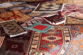 Textures And Background Of Handmade Carpets And Rugs Stock Photo ...
